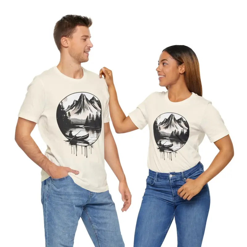 Samurai Canoeing Cotton T-Shirt - Jersey Short Sleeve - DipaliZ