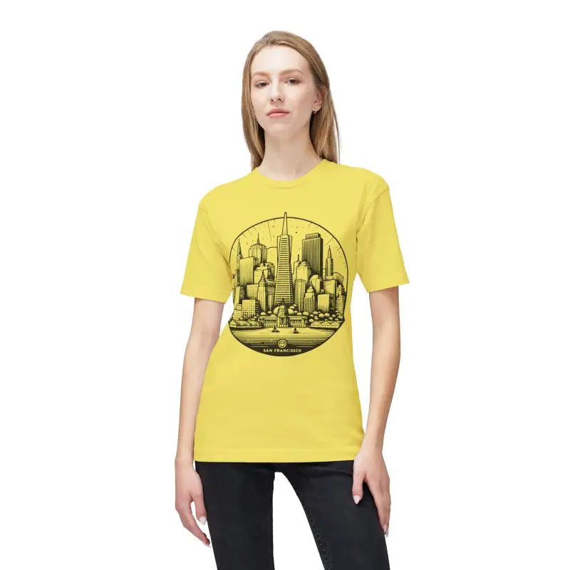 San Francisco City Skyline Cotton Tee - Urban Style - DipaliZ