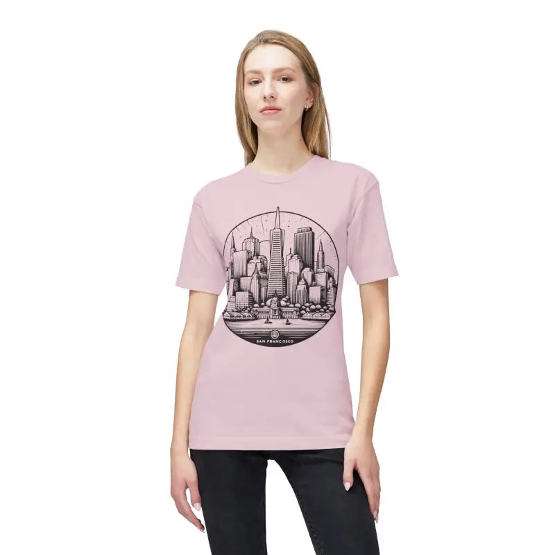 San Francisco City Skyline Cotton Tee - Urban Style - DipaliZ