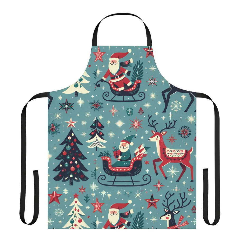 Festive Santa Claus Apron - Holiday Kitchen Essential - DipaliZ