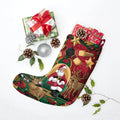 Festive Santa Claus Christmas Stockings - Holiday Decor - DipaliZ