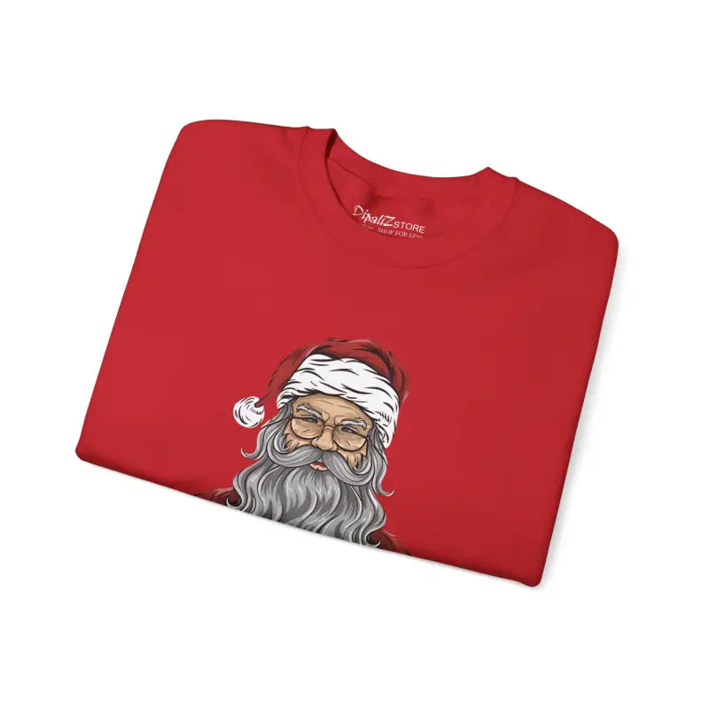 Festive Santa Claus Crewneck Sweatshirt - Holiday Apparel - DipaliZ