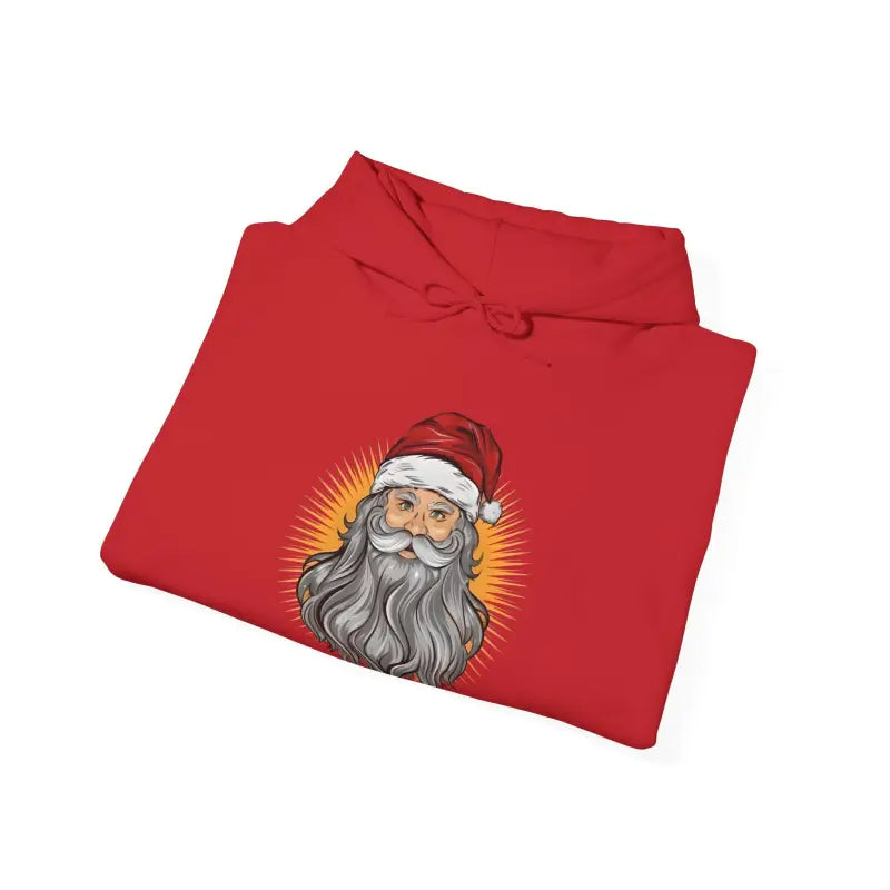Festive Santa Claus Hooded Sweatshirt - Christmas Plush - DipaliZ