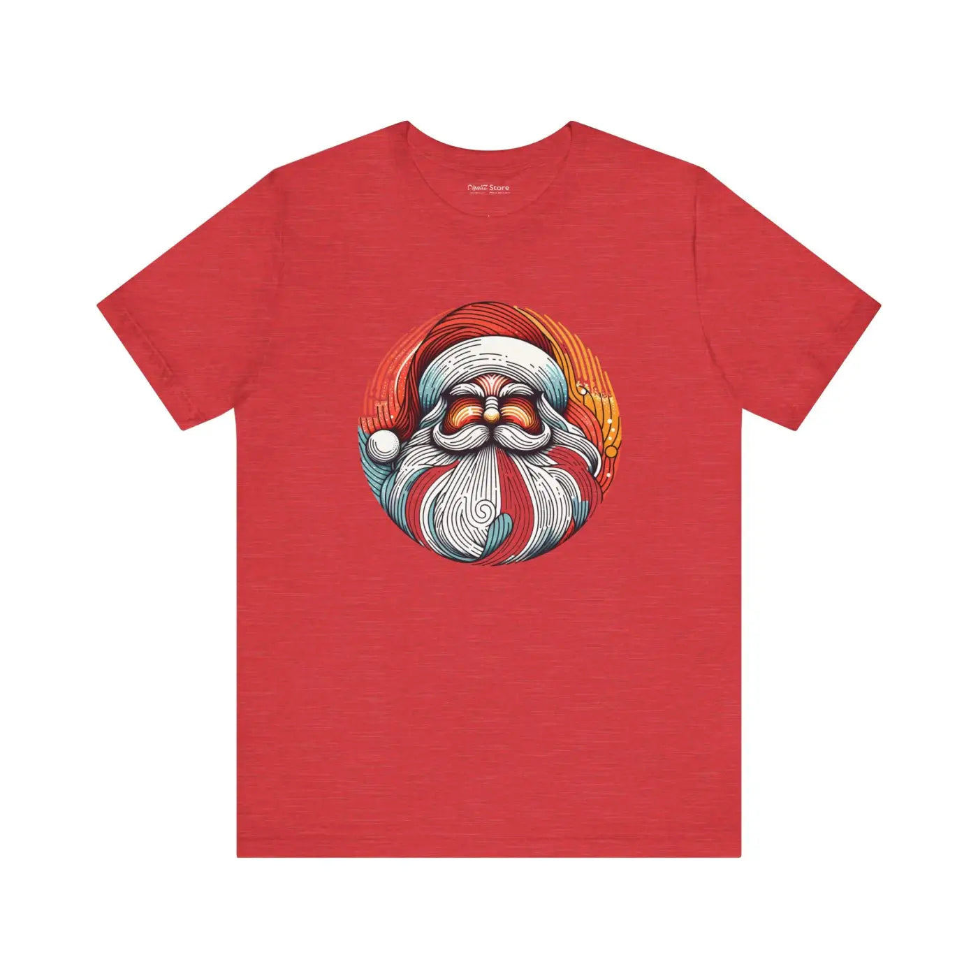 Cozy Santa Unisex Jersey Short Sleeve - Holiday Comfort - DipaliZ