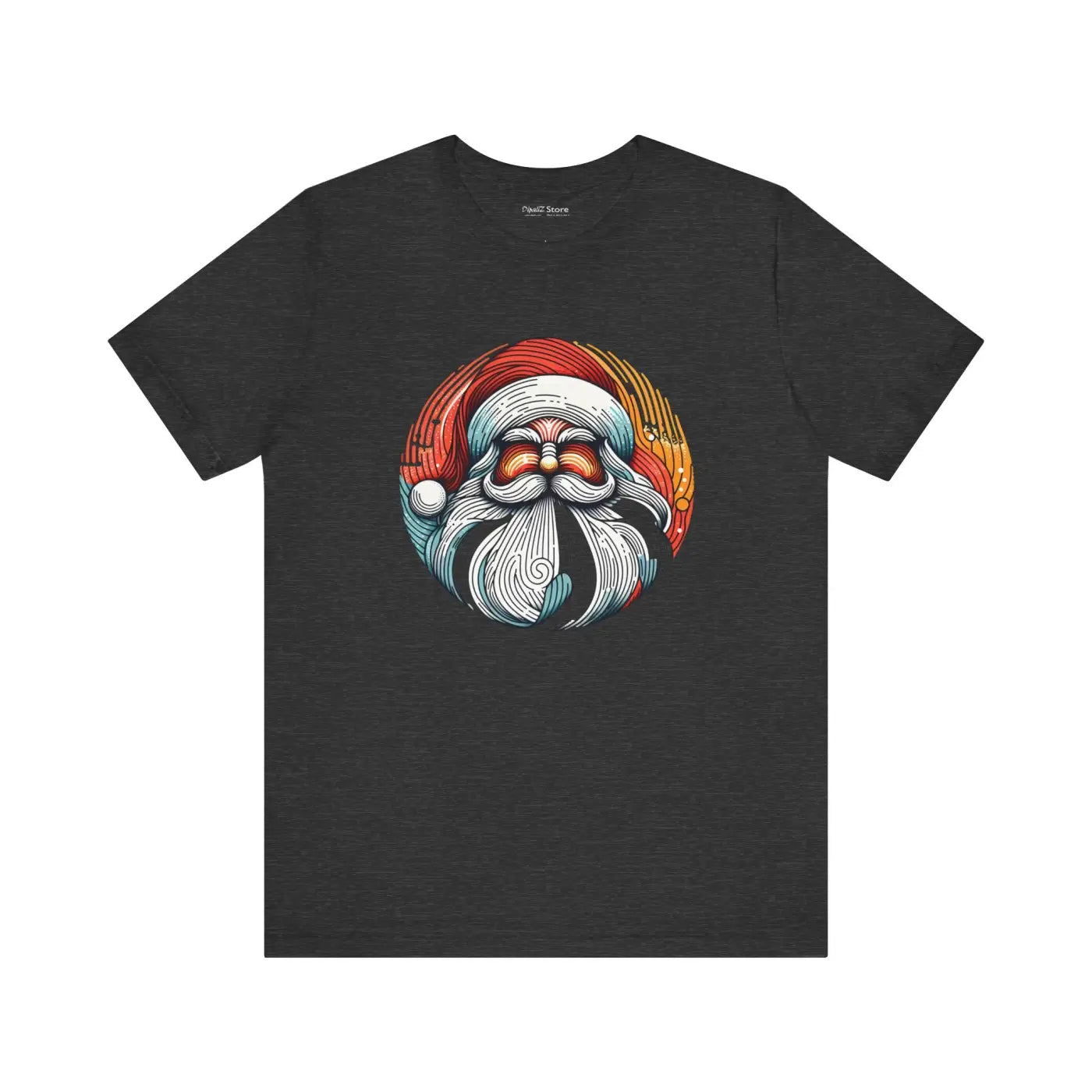 Cozy Santa Unisex Jersey Short Sleeve - Holiday Comfort - DipaliZ