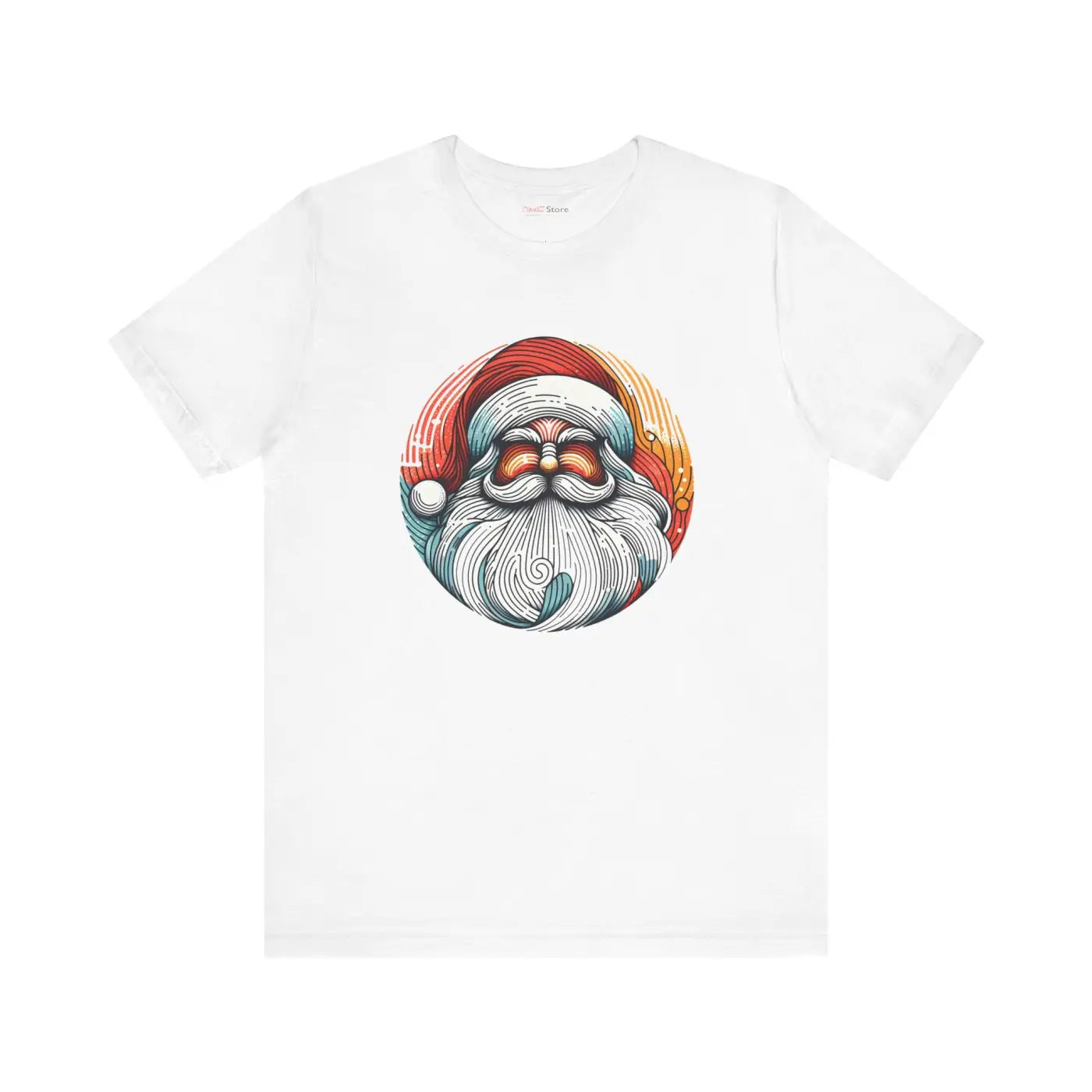 Cozy Santa Unisex Jersey Short Sleeve - Holiday Comfort - DipaliZ