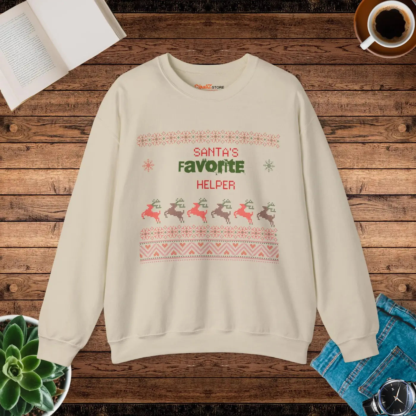 Ultimate Heavy Blend Crewneck - Christmas Cheer - DipaliZ