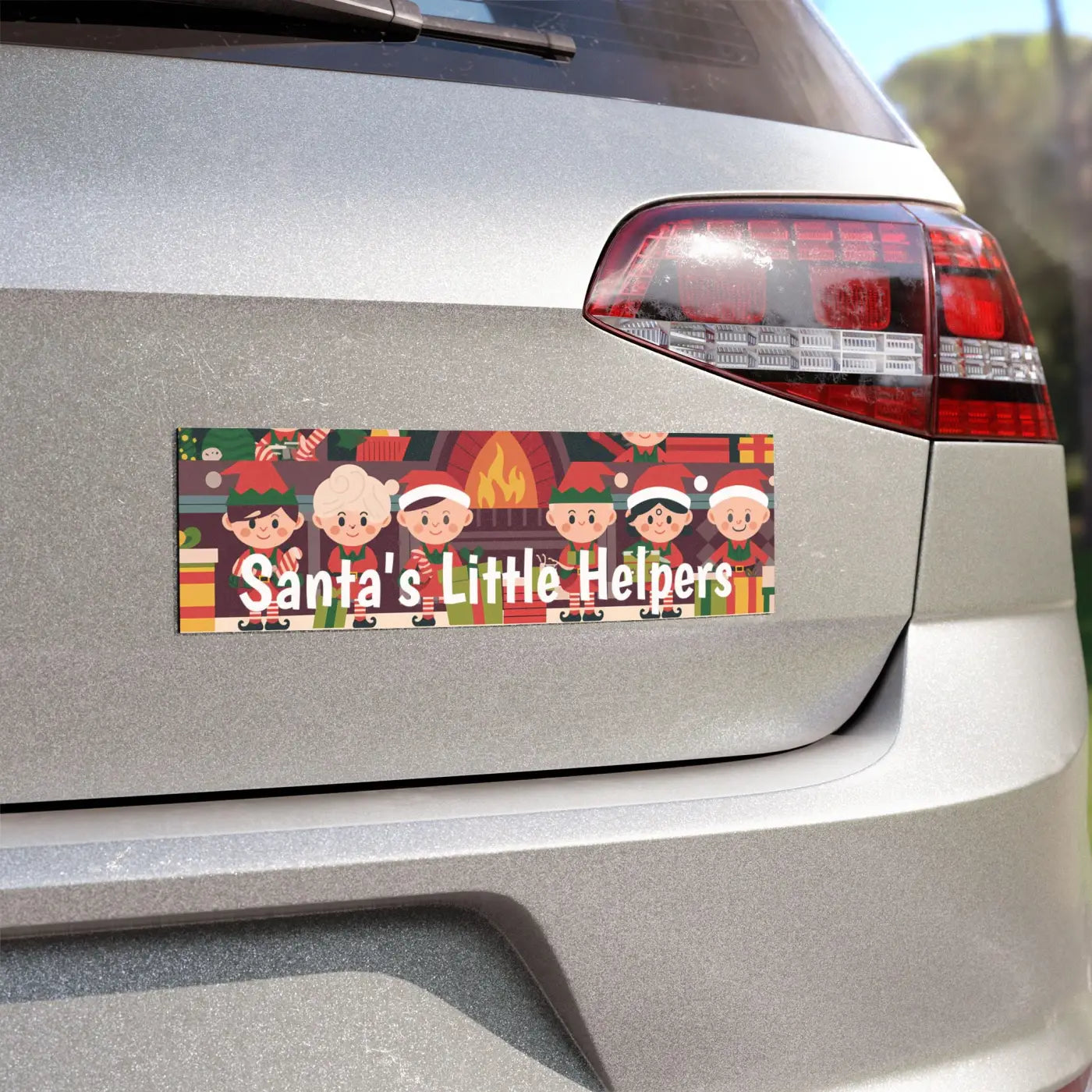 Festive Car Magnets - Santa's Little Helpers Holiday - DipaliZ