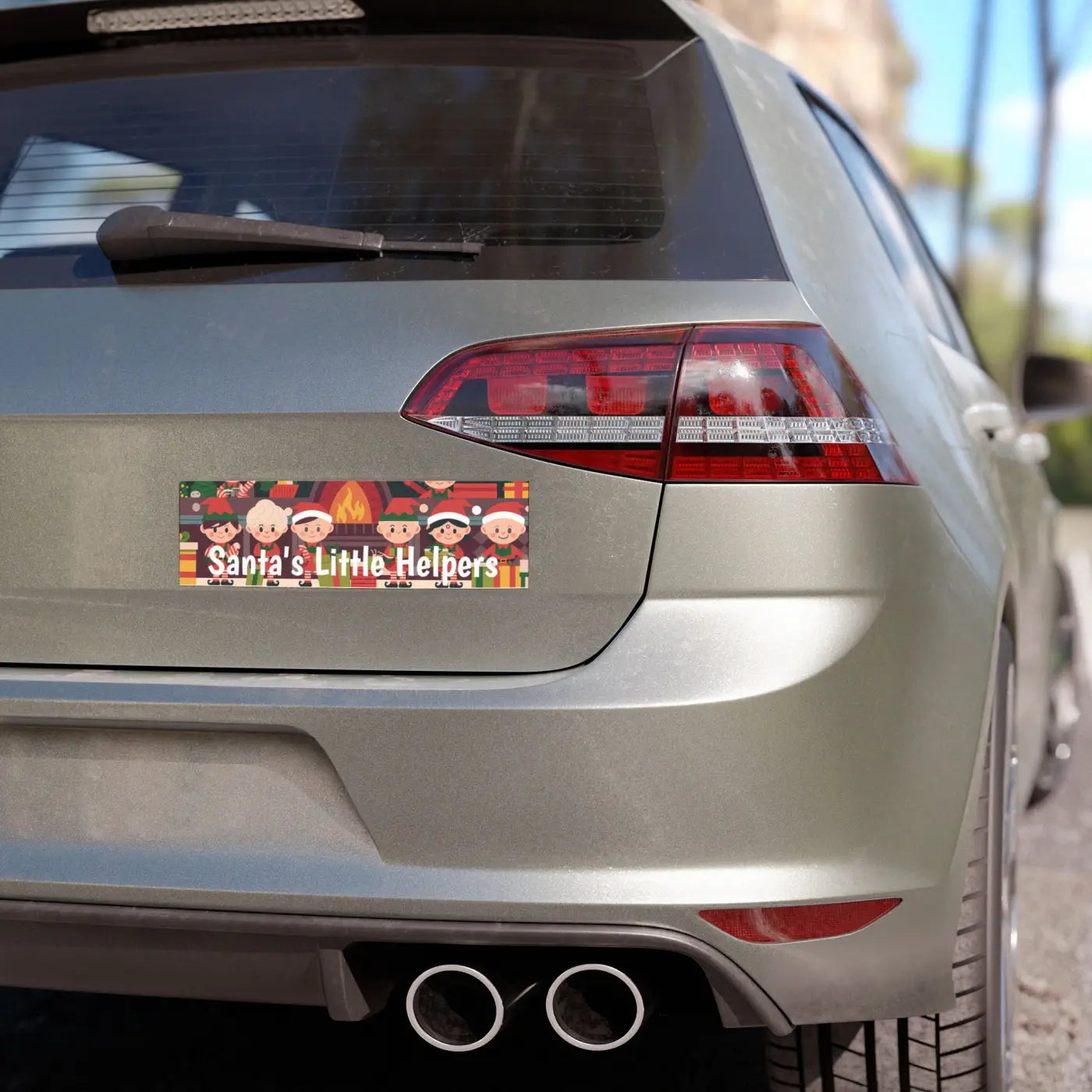 Festive Car Magnets - Santa's Little Helpers Holiday - DipaliZ