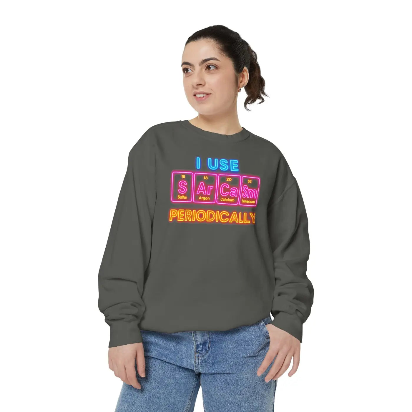 Ring-Spun Cotton Sweatshirt - Garment-Dyed Fleece - DipaliZ