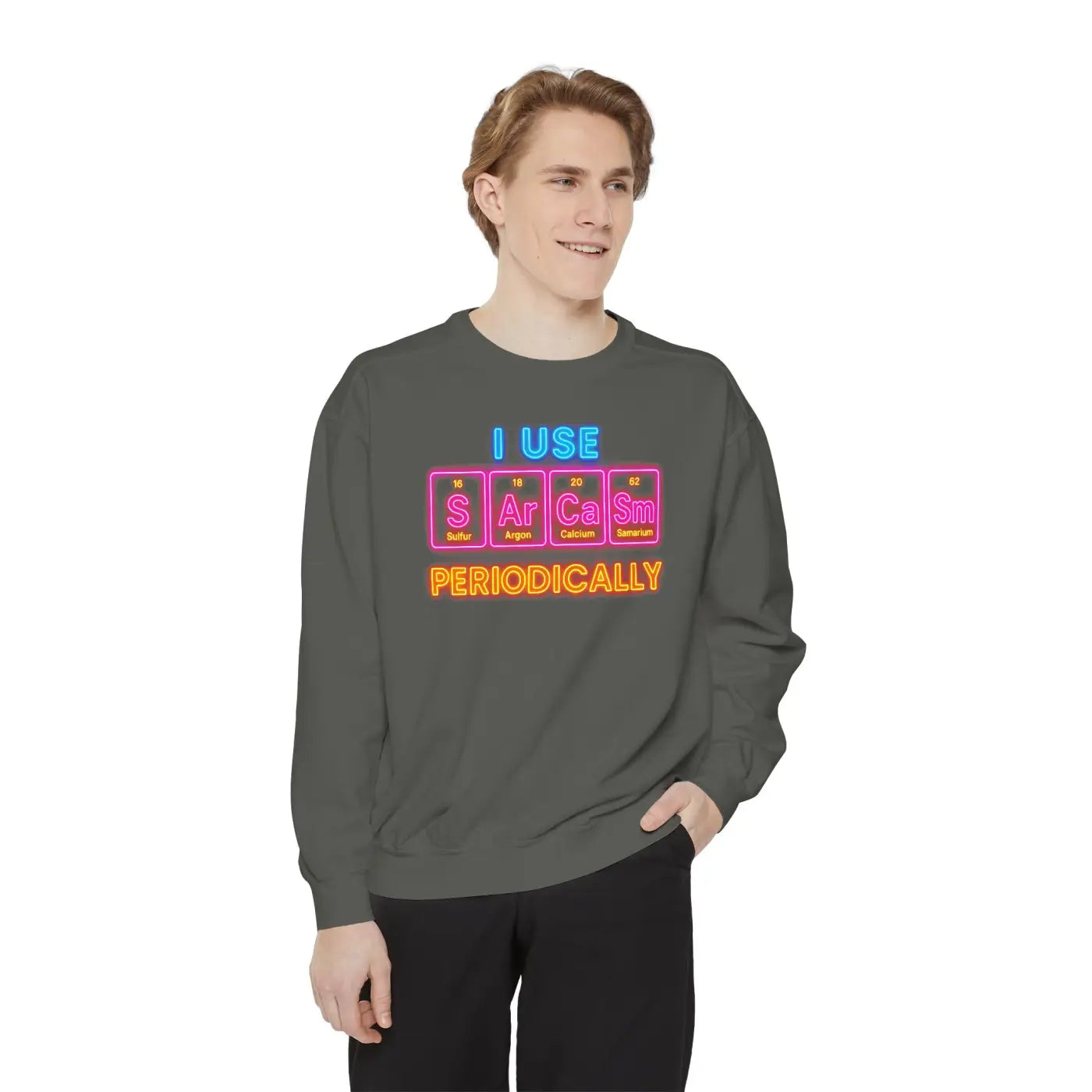 Ring-Spun Cotton Sweatshirt - Garment-Dyed Fleece - DipaliZ