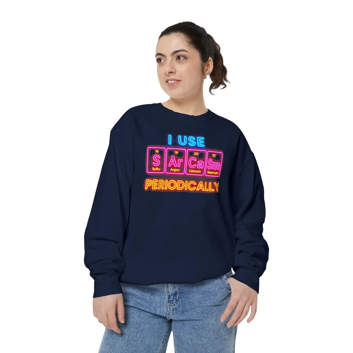 Ring-Spun Cotton Sweatshirt - Garment-Dyed Fleece - DipaliZ