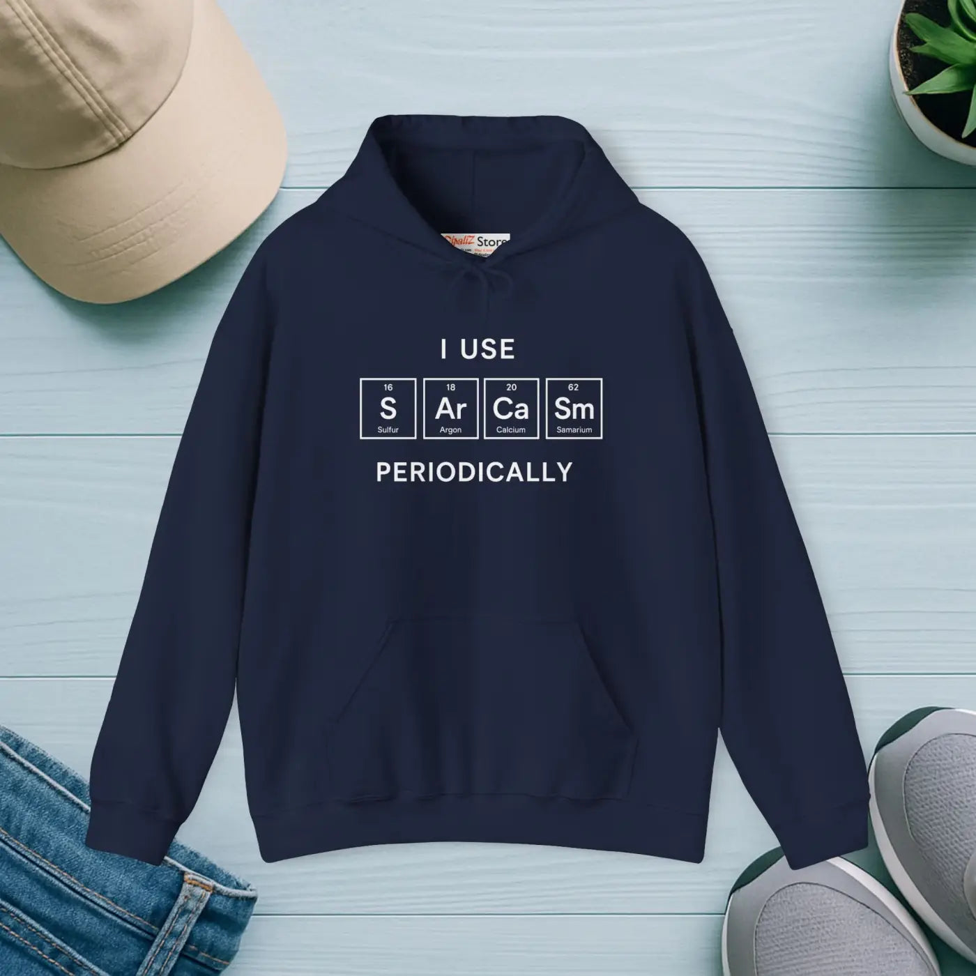 Sarcastic Science Hoodie - Cozy Humor Kangaroo Pouch - DipaliZ