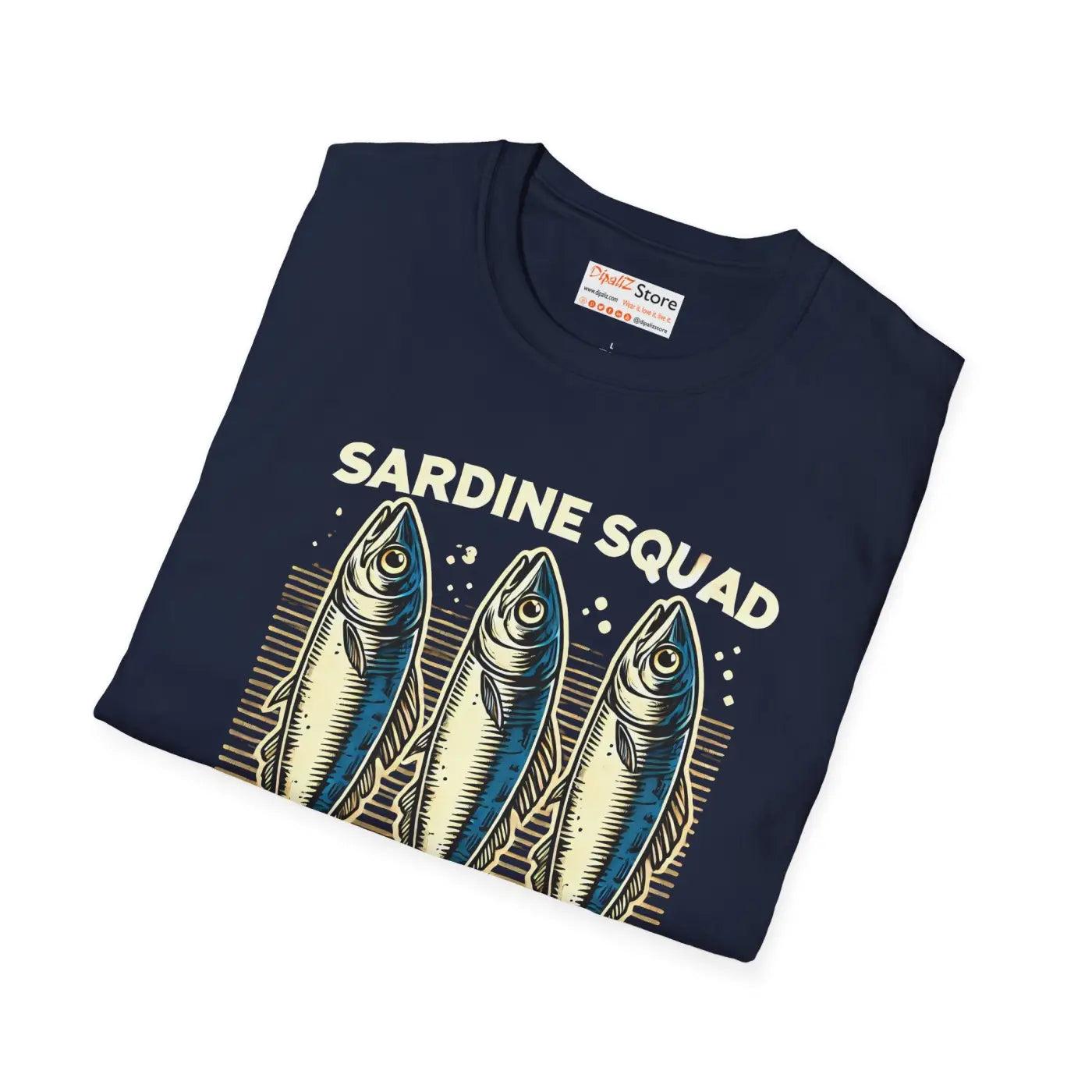 Sardine Squad Unisex Softstyle Tee - Everyday Comfort - DipaliZ