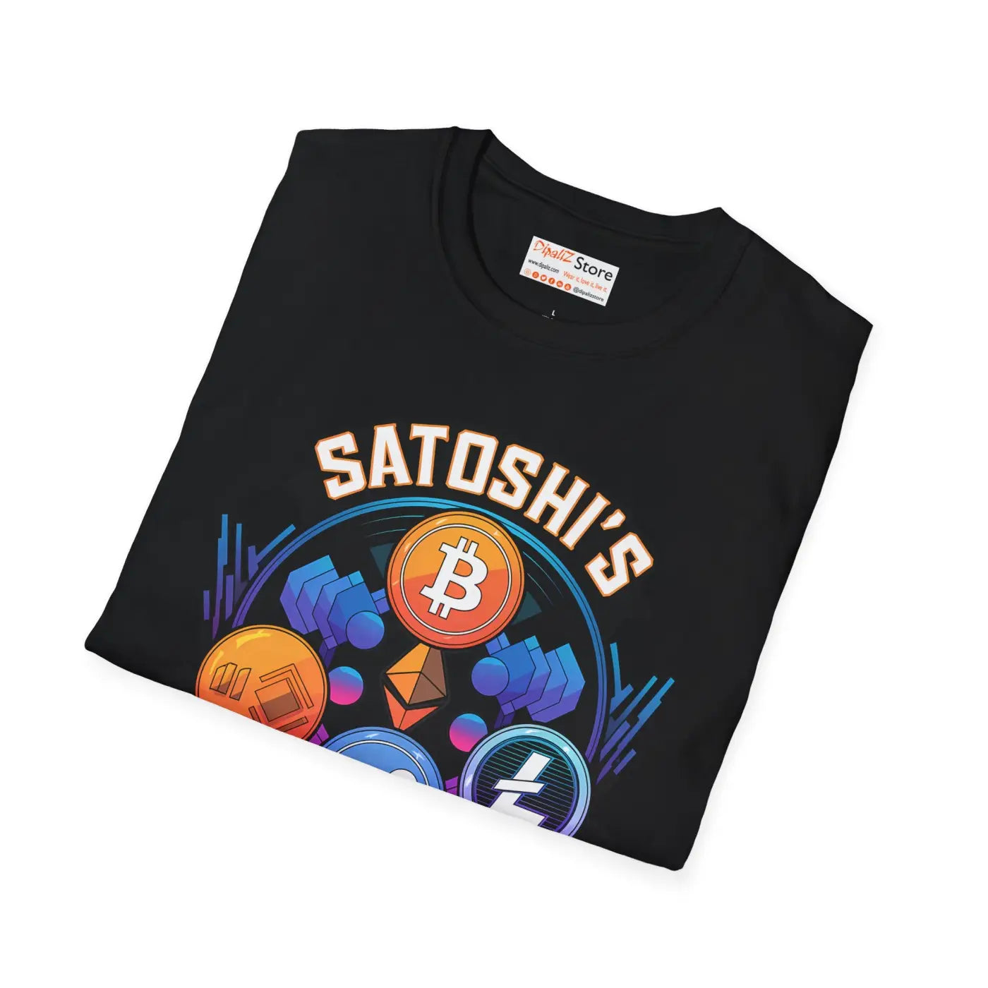 Satoshi Dream Team Unisex Tee - Crypto Vibes Style - DipaliZ