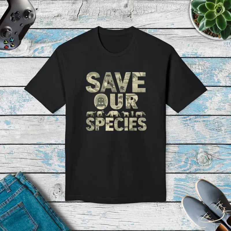 Save Our Species T-Shirt - Earth Day Awareness - DipaliZ