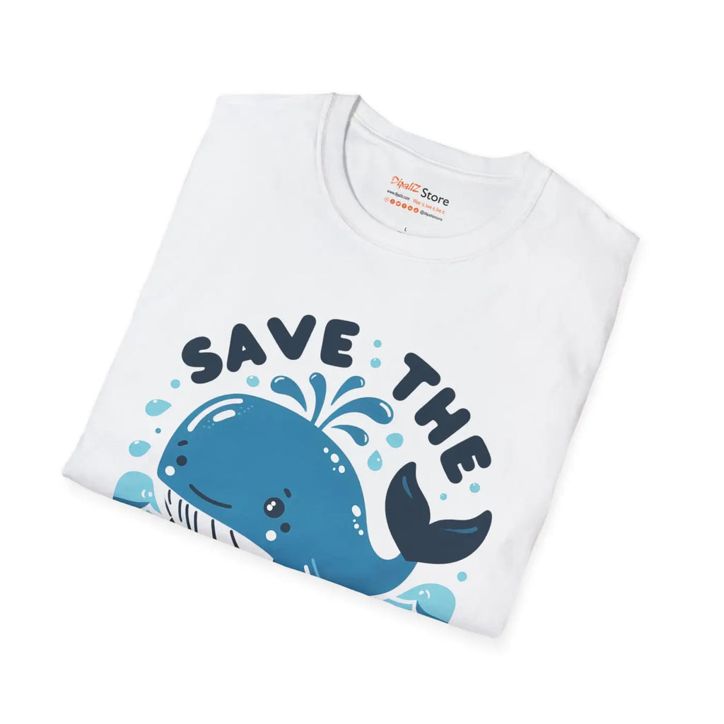 Whales Unisex Softstyle Tee - Eco-Friendly Gifts - DipaliZ