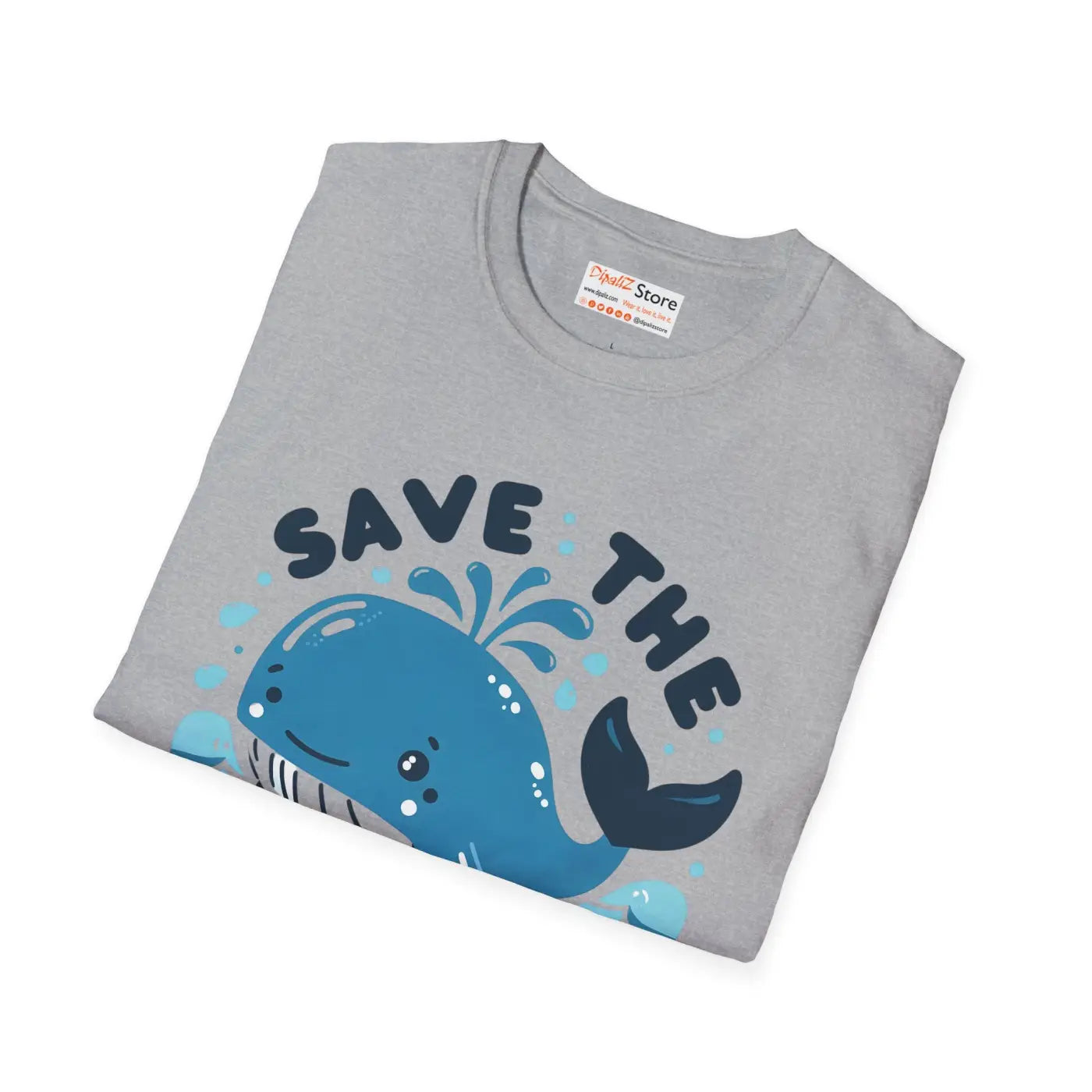 Whales Unisex Softstyle Tee - Eco-Friendly Gifts - DipaliZ