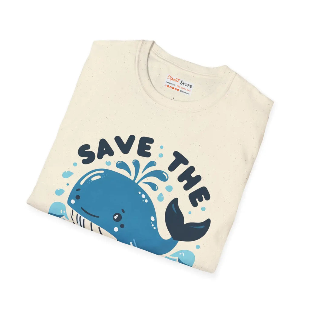 Whales Unisex Softstyle Tee - Eco-Friendly Gifts - DipaliZ