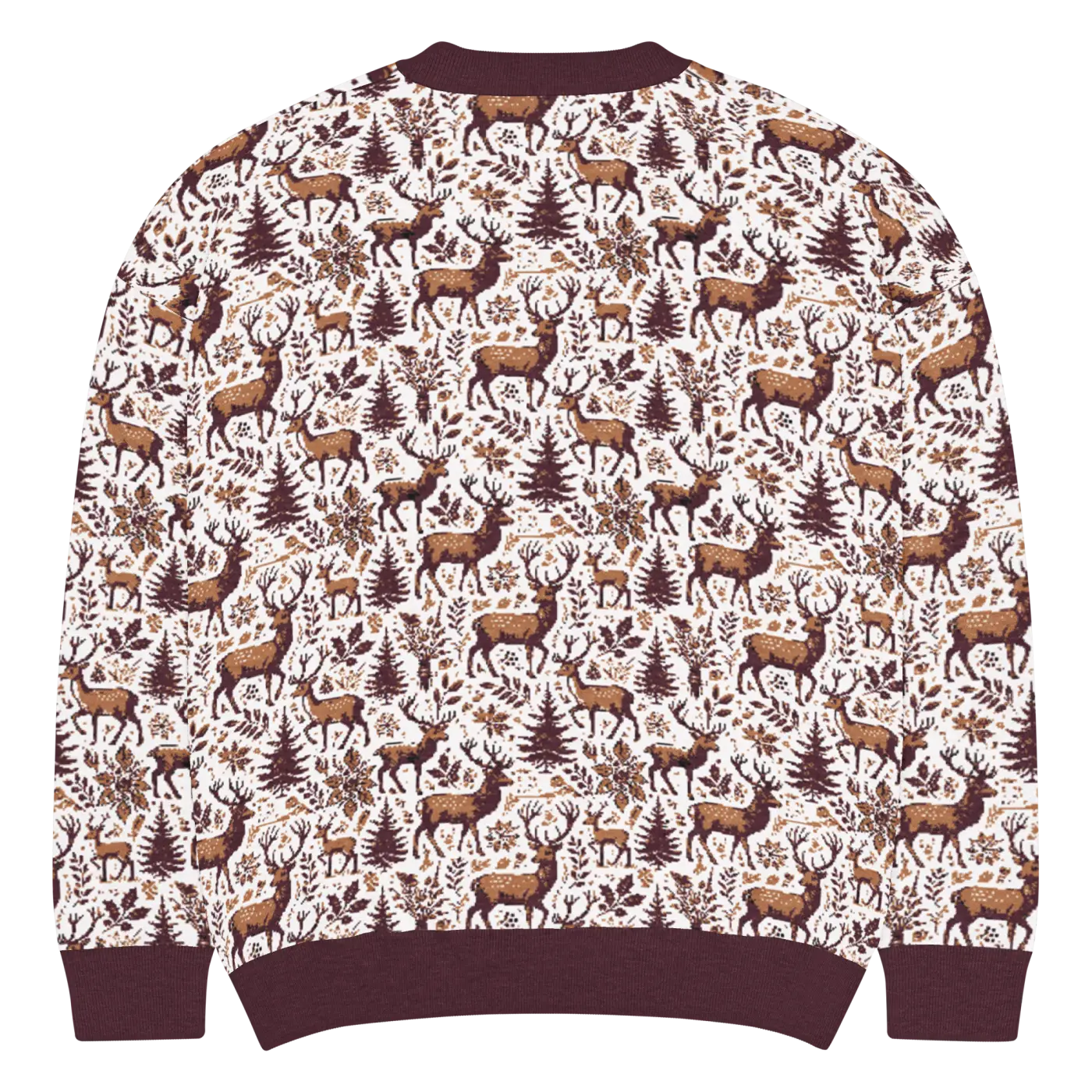 Scandinavian Knitted Crew - Classic Nordic Design Cozy Warmth - DipaliZ