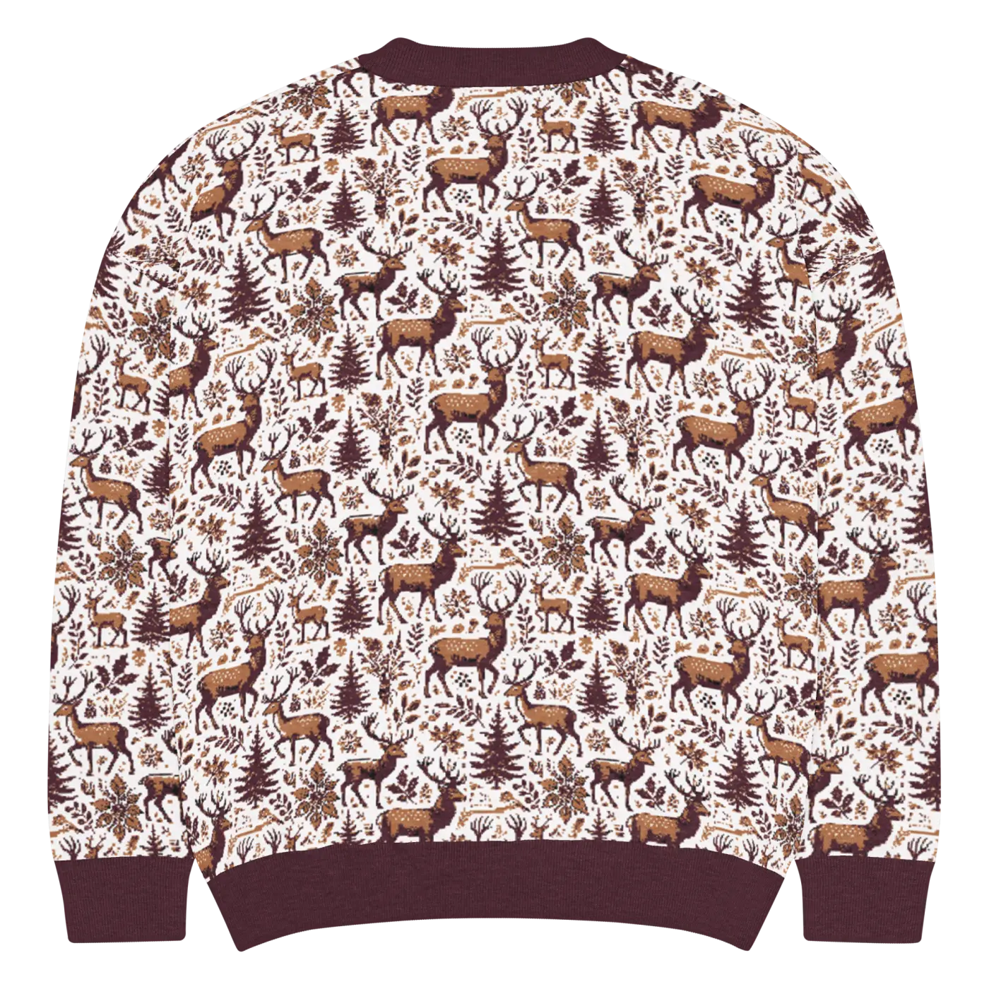 Scandinavian Knitted Crew - Classic Nordic Design Cozy Warmth - DipaliZ