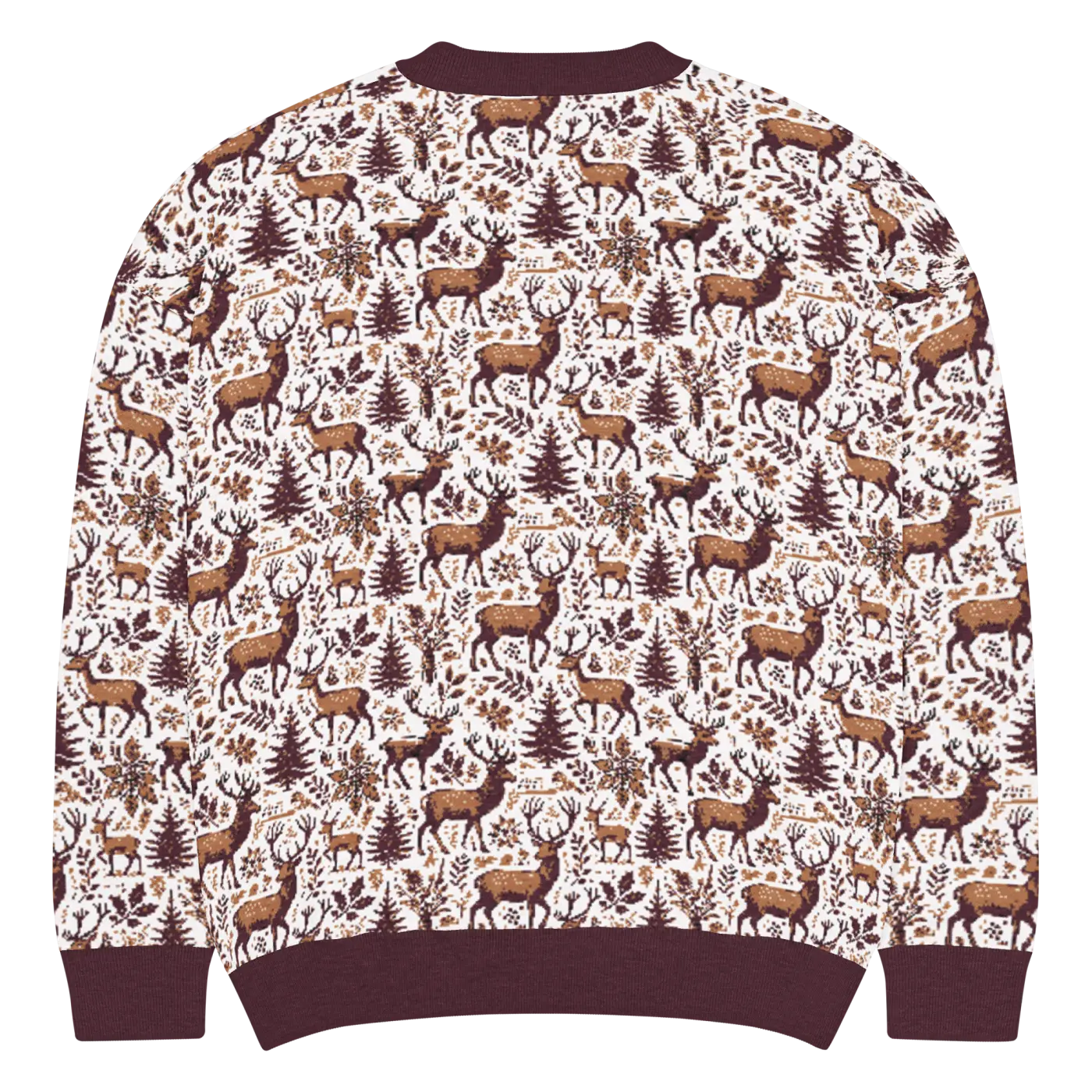Scandinavian Knitted Crew - Classic Nordic Design Cozy Warmth - DipaliZ