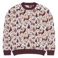 Scandinavian Knitted Crew - Classic Nordic Design Cozy Warmth - DipaliZ
