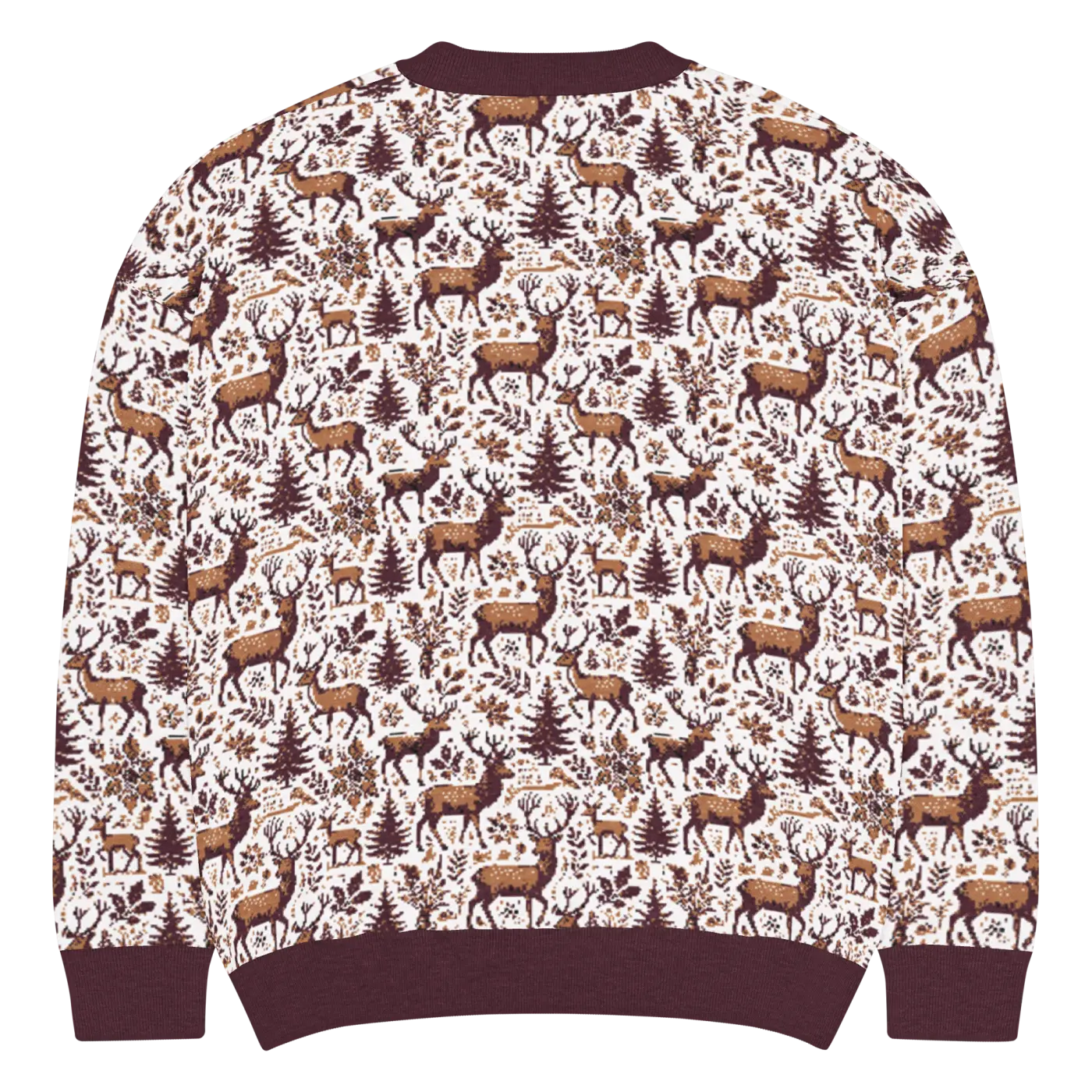 Scandinavian Knitted Crew - Classic Nordic Design Cozy Warmth - DipaliZ