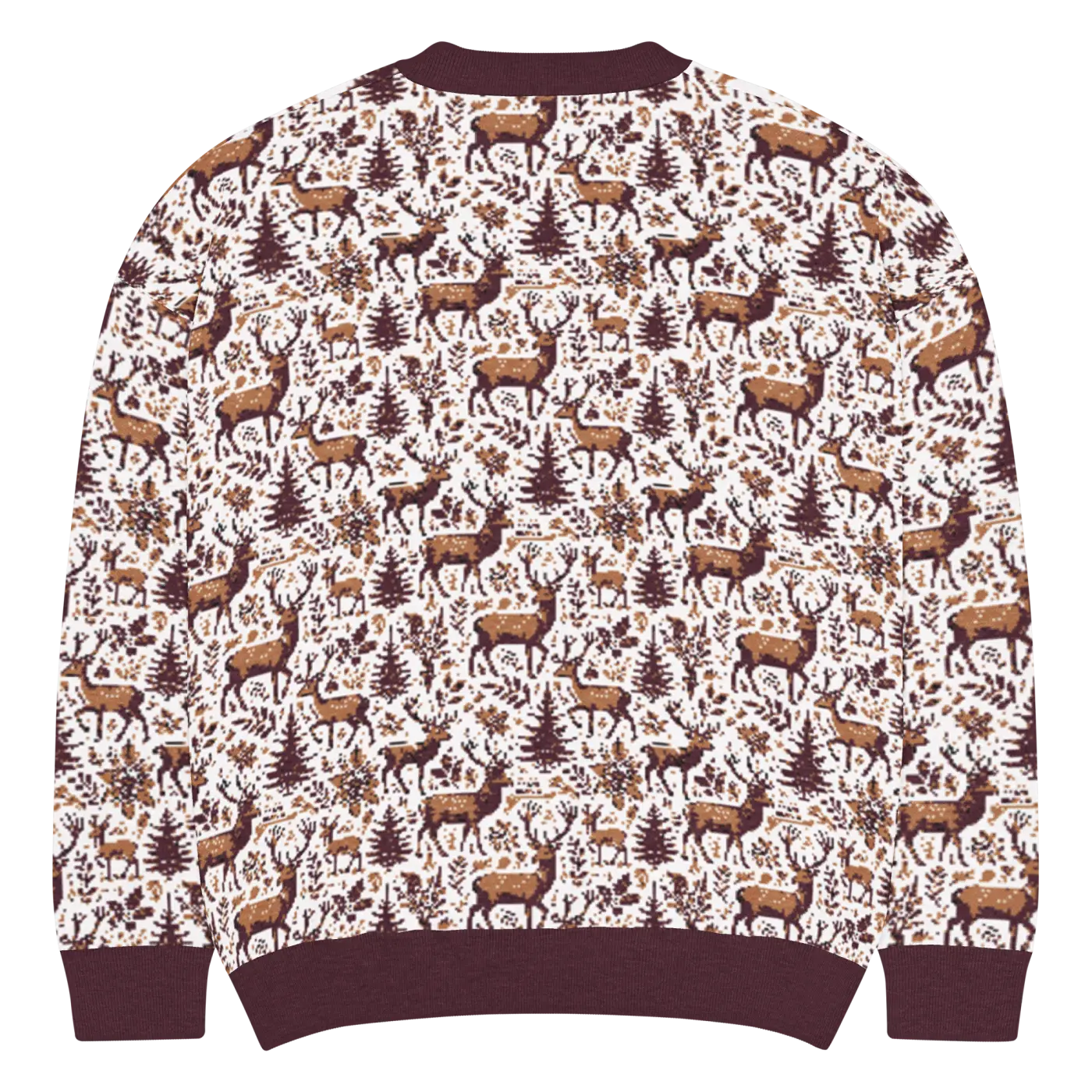 Scandinavian Knitted Crew - Classic Nordic Design Cozy Warmth - DipaliZ