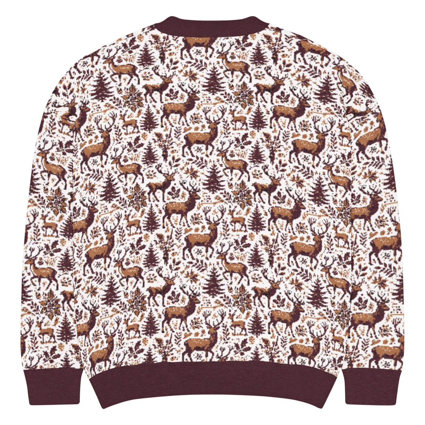 Scandinavian Knitted Crew - Classic Nordic Design Cozy Warmth - DipaliZ