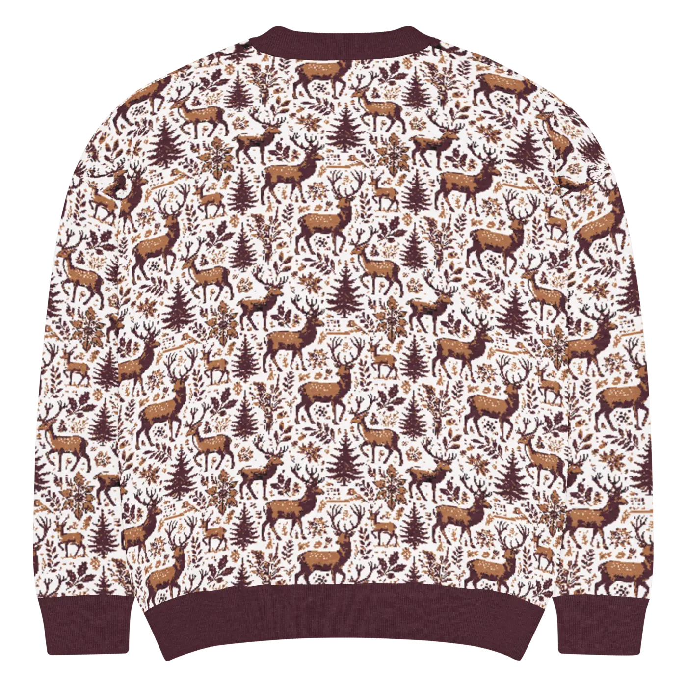 Scandinavian Knitted Crew - Classic Nordic Design Cozy Warmth - DipaliZ