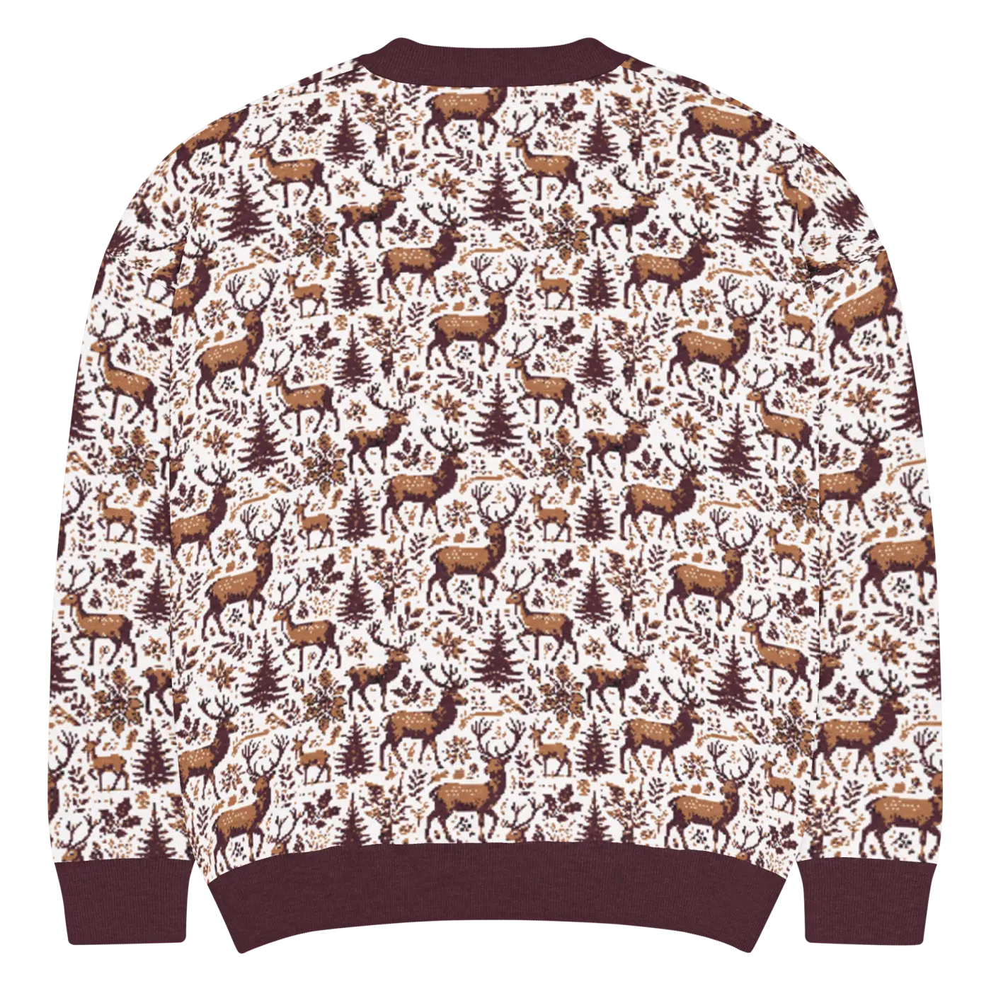Scandinavian Knitted Crew - Classic Nordic Design Cozy Warmth - DipaliZ