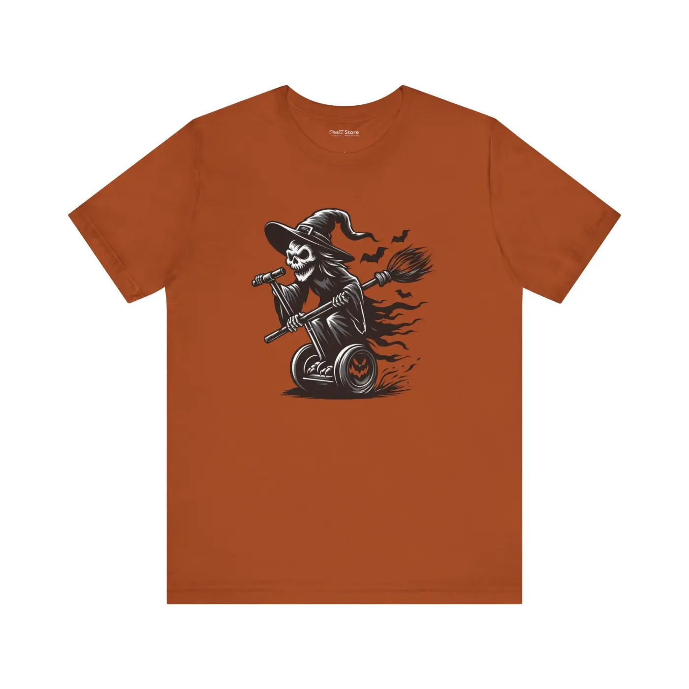 Scary Ghost Segway Jersey Short Sleeve Tee - Halloween Fun - DipaliZ