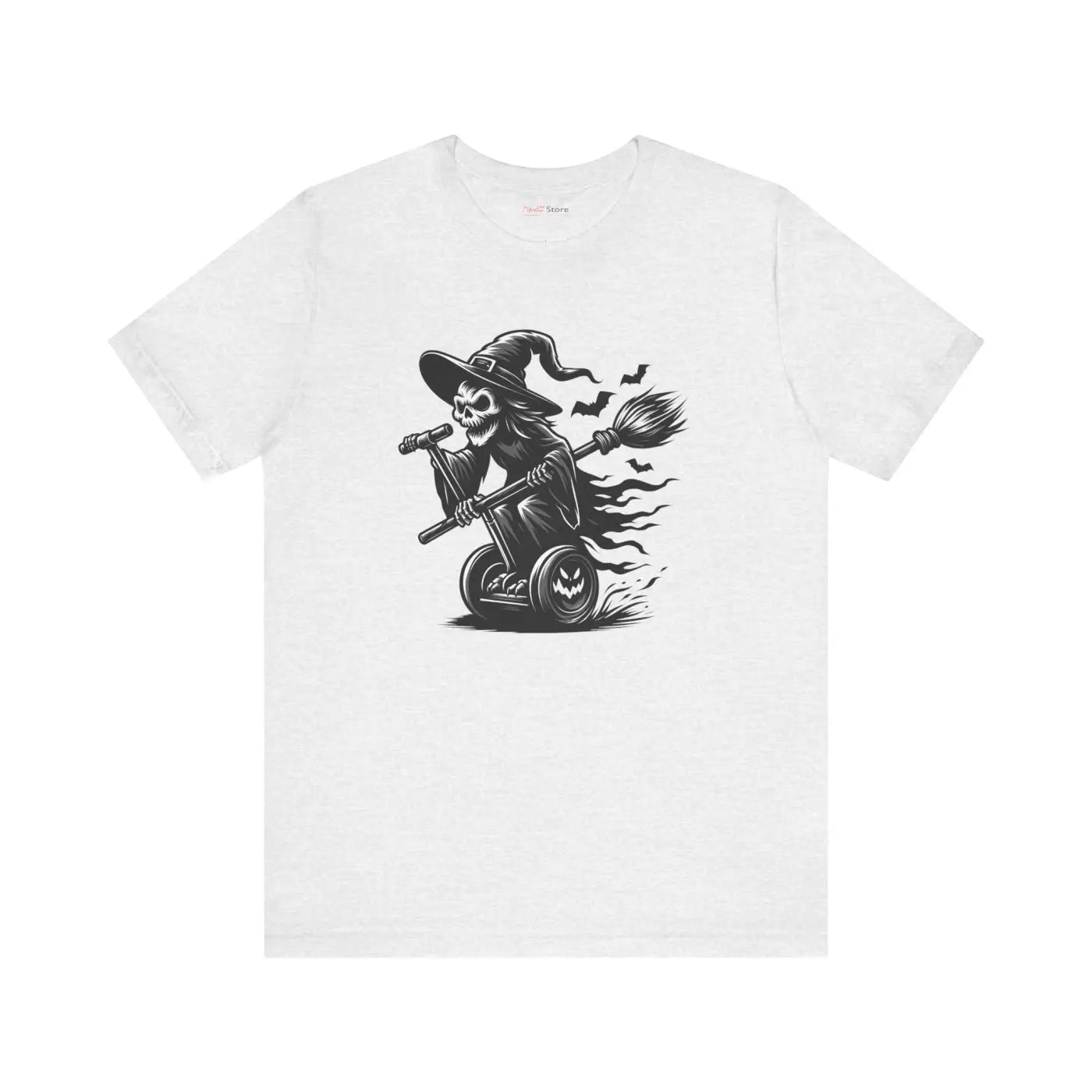 Scary Ghost Segway Jersey Short Sleeve Tee - Halloween Fun - DipaliZ