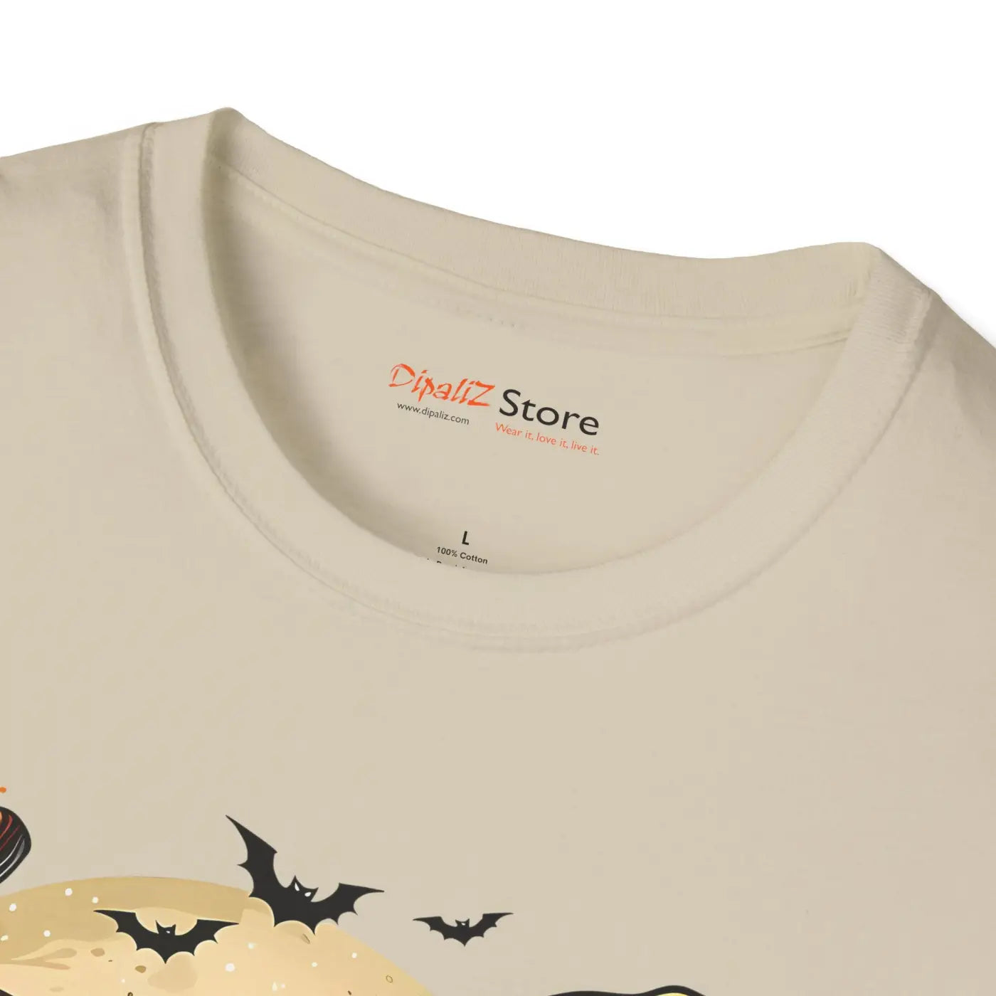 Scary Jack O Lantern Unisex T-Shirt - Halloween Softstyle - DipaliZ
