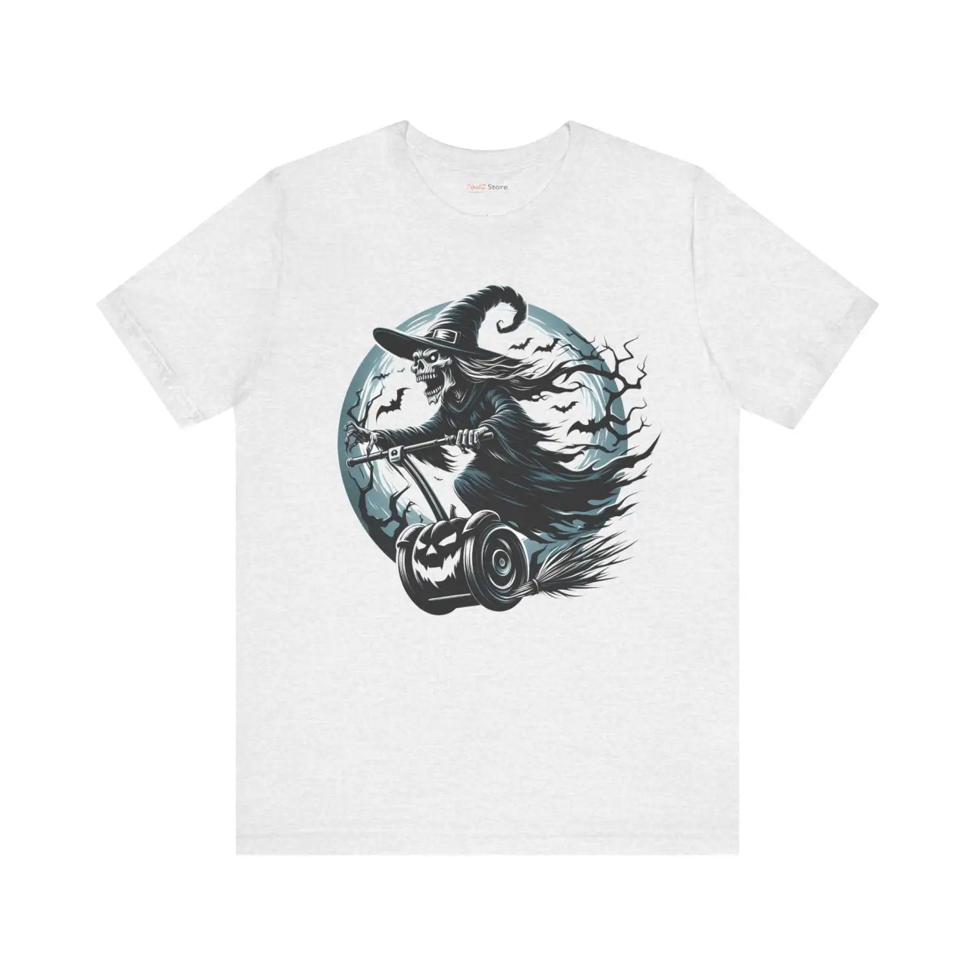 Electrifying Witch Segway Unisex Jersey Tee - Halloween - DipaliZ