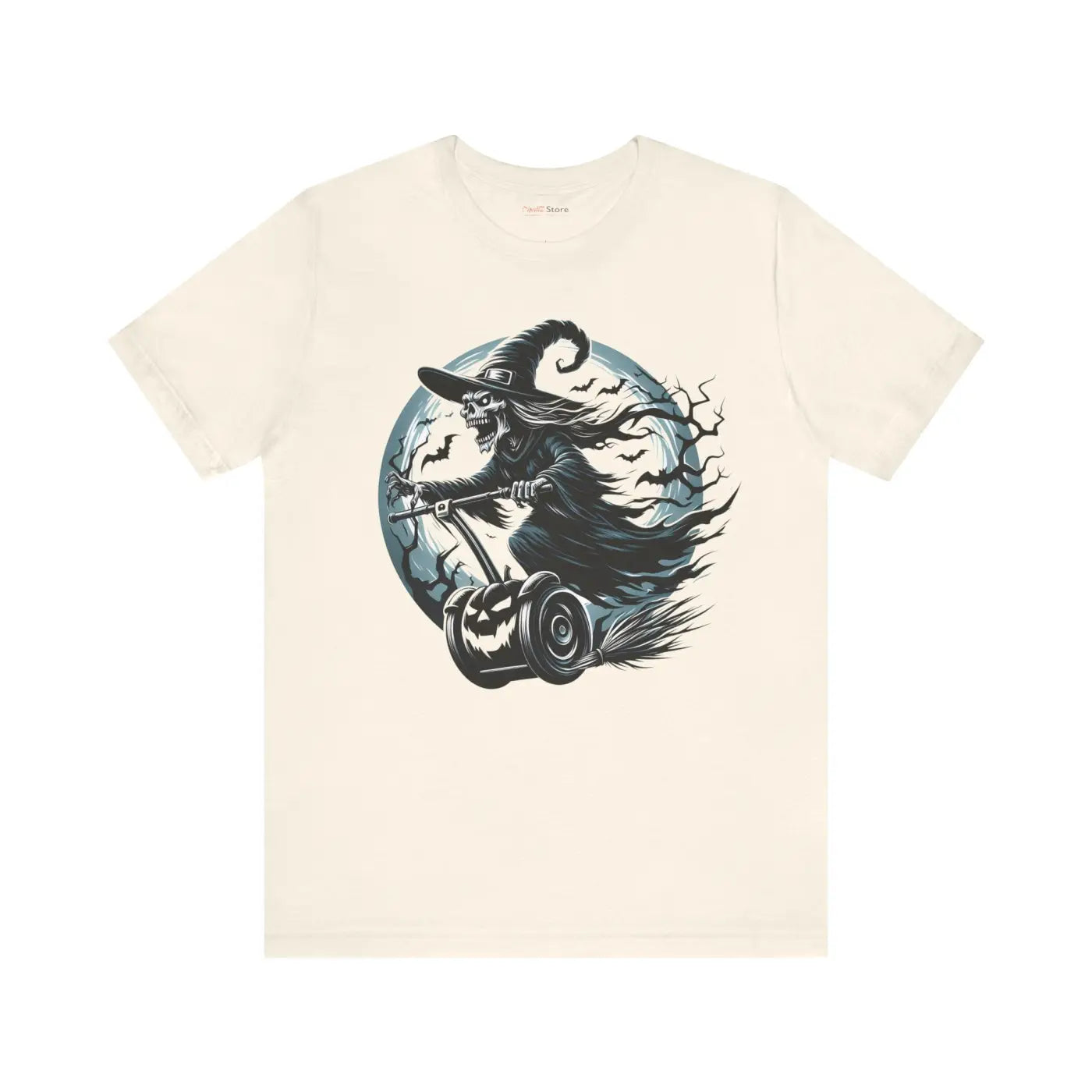 Electrifying Witch Segway Unisex Jersey Tee - Halloween - DipaliZ