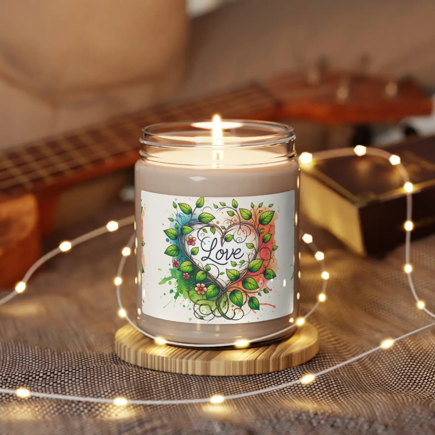 Scented Soy Candle - Modern Minimal Glass 9oz - DipaliZ