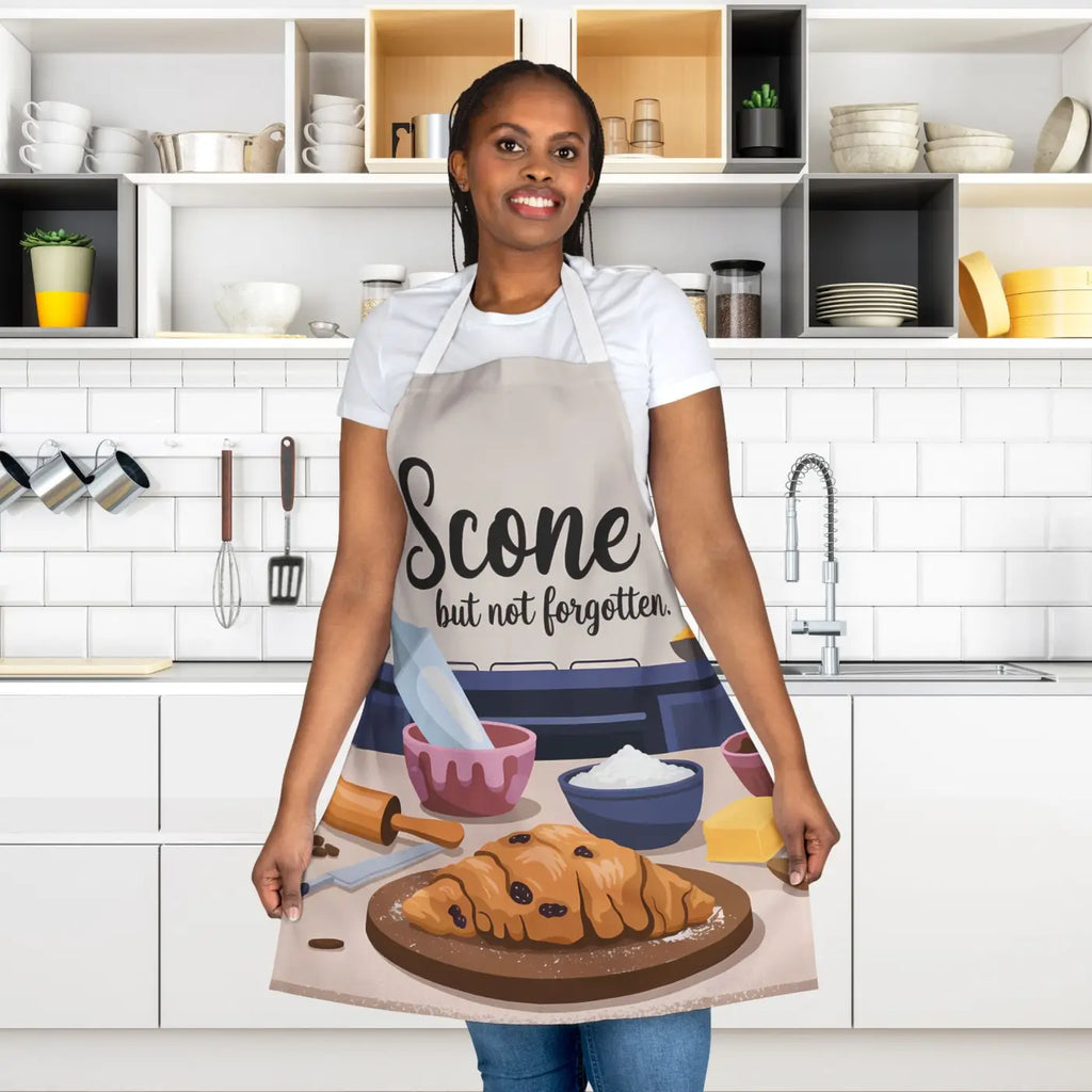 Unforgettable Scone Apron - Convenient Tie-Back Closure - DipaliZ