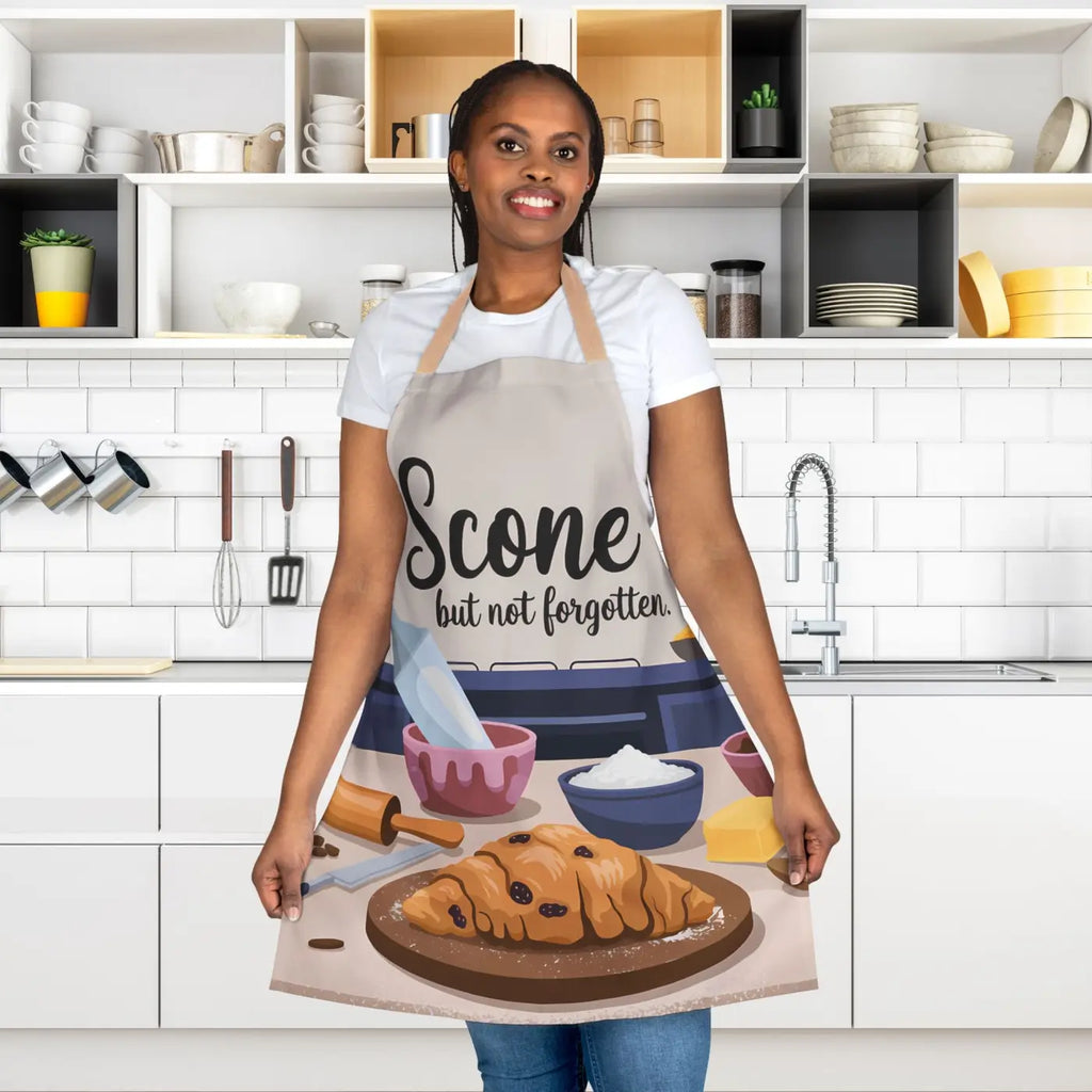 Unforgettable Scone Apron - Convenient Tie-Back Closure - DipaliZ