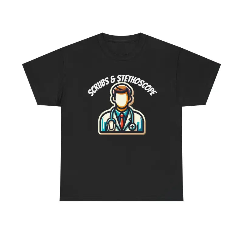 Ultra Comfort Unisex Deluxe Tee - Medical Scrubs Design - DipaliZ