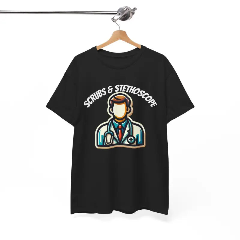 Ultra Comfort Unisex Deluxe Tee - Medical Scrubs Design - DipaliZ