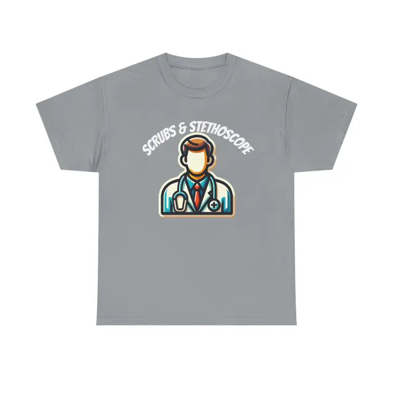 Ultra Comfort Unisex Deluxe Tee - Medical Scrubs Design - DipaliZ