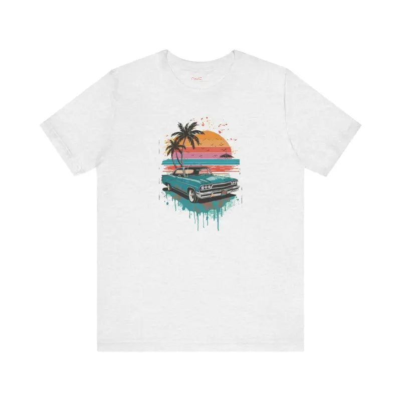 Paradise Unisex Jersey Tee - Beach Vibes Eco-Friendly - DipaliZ