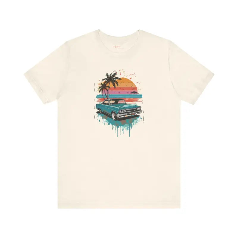 Paradise Unisex Jersey Tee - Beach Vibes Eco-Friendly - DipaliZ