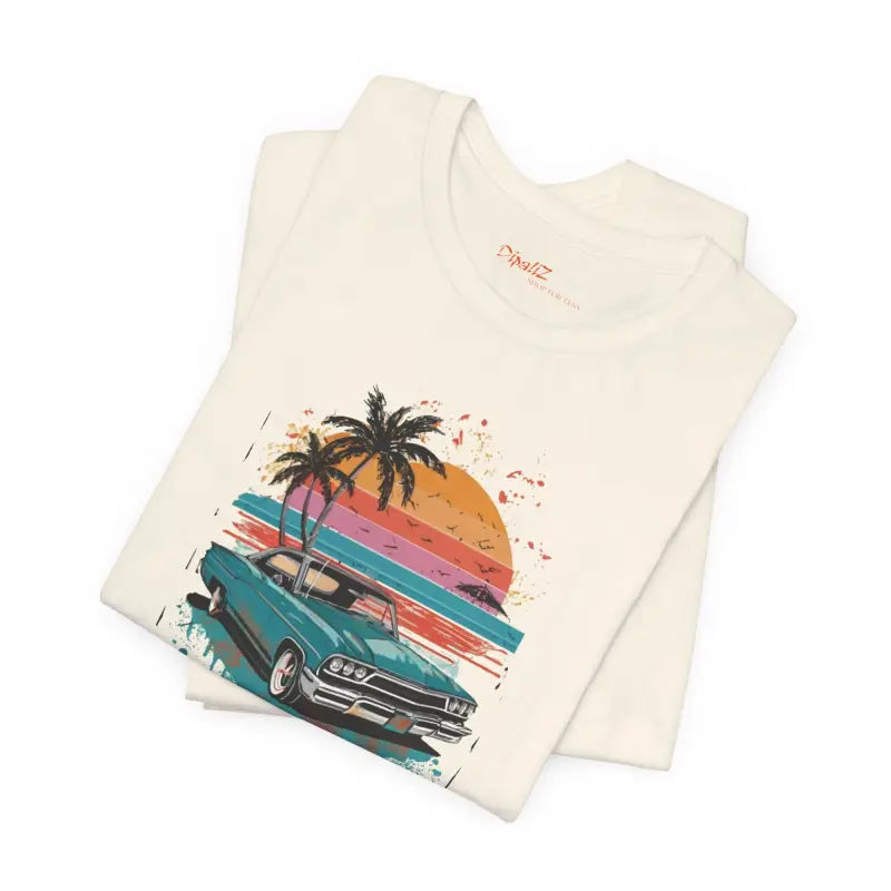Paradise Unisex Jersey Tee - Beach Vibes Eco-Friendly - DipaliZ