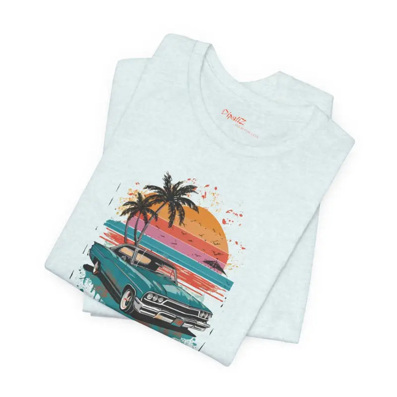 Paradise Unisex Jersey Tee - Beach Vibes Eco-Friendly - DipaliZ