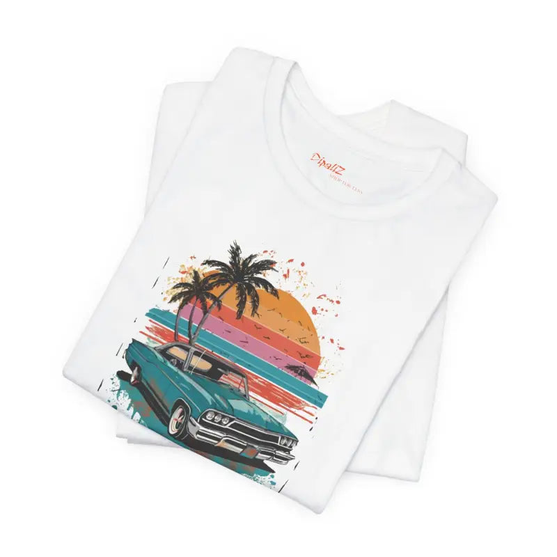 Paradise Unisex Jersey Tee - Beach Vibes Eco-Friendly - DipaliZ