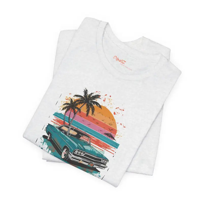 Paradise Unisex Jersey Tee - Beach Vibes Eco-Friendly - DipaliZ