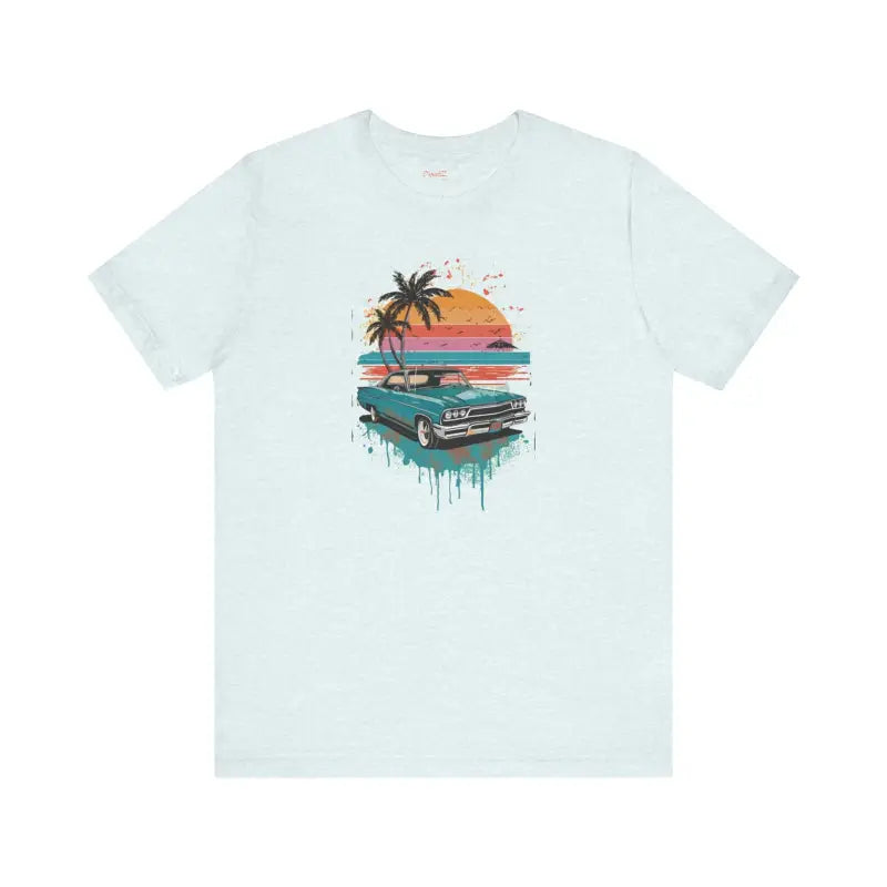 Paradise Unisex Jersey Tee - Beach Vibes Eco-Friendly - DipaliZ